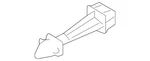 Genuine Volkswagen Distance Sensor Bracket 3C0-907-179-B. Fixed Price $13.06.