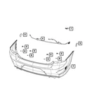 Genuine Mopar Blind Spot Detection Module 04672782AA. Fixed Price $602.60.