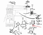 New Mercedes-benz Coupe C207 Radar Sensor Control Unit A0009002401. Fixed Price $1084.47.