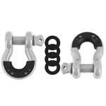 Mishimoto Bndr-gr D-ring Tow Shackles 3/4" Forged Steel Gray 9500LB Pair. Fixed Price $31.16.