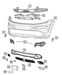 Genuine Mopar Adaptive Cruise Control Bezel 68157871AA. Fixed Price $51.77.