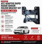 For Vw Golf Audi Vii Acc Adaptive Rapid Radar Sensor Holder Brackets Set. Fixed Price $80.58.