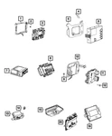 Genuine Mopar Forward Facing Camera 68589073AA. Fixed Price $387.27.