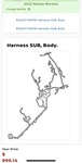2022 Nissan Murano Wiring Harness Oem 240179UF3E 24017-9UF3E. Fixed Price $499.99.
