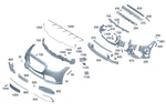 Genuine Mercedes-benz Basic Carrier Bumper 223-880-64-02. Fixed Price $66.04.
