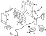 Genuine Ford Cruise Control Distance Sensor Bracket PC3Z-14C022-B. Fixed Price $67.93.