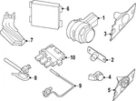 Genuine Nissan Blind Spot Radar 284N0-5MT0B. Fixed Price $953.76.