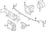 Genuine Nissan Cruise Control Distance Sensor Bracket 285U2-7KA1A. Fixed Price $59.83.