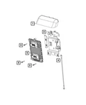 Genuine Mopar Engine Controller Module 68615039AA. Fixed Price $411.87.