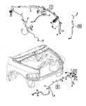 Genuine Mopar Front End Module Wiring 68360107AA. Fixed Price $253.12.