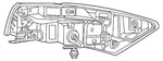 Genuine Nissan Tail Light Assembly 26550-7BA0A. Fixed Price $263.78.