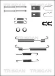 Triscan Brake Shoes Accessory Kit For Honda Rover Civic Iii Crx 83-98. Fixed Price $22.02.