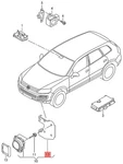 Genuine Vw Touareg 7P5 Bracket For Radar Sensor 7P6907462. Fixed Price $100.64.
