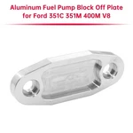 Aluminum Fuel Pump Block Off Plate Ford 351C 351M 400M V8. Fixed Price $18.71.
