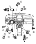 Genuine Mopar Speed Control Switch Left 5GY391DVAB. Fixed Price $63.12.