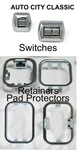 1958 - 1962 Corvette Power Window Switch Set Original Gm Style. Fixed Price $199.00.