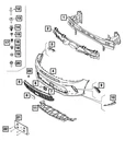 Genuine Mopar Adaptive Cruise Control Bracket 68606856AA. Fixed Price $15.75.