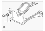 Genuine Honda Cruise Control Distance Sensor Bracket 36801-T7A-J11. Fixed Price $271.39.