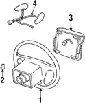 Genuine Ford Cruise Control Switch XF2Z-9C888-AB. Fixed Price $17.92.