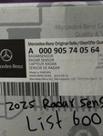 Mercedes-benz-mb Genuine Oem Radar Sensor 000-905-74-05-64 Brand New Box Usa. Fixed Price $600.00.
