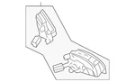 Genuine Mercedes-benz Switch Panel Navigation Pad 099-905-03-09-2A17. Fixed Price $209.10.